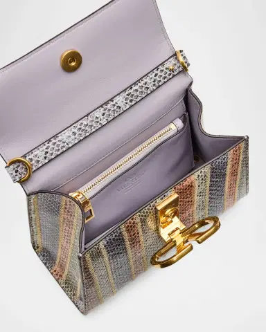 Valentino Garavani VSling Snakeskin Top-Handle Bag | Thumbnail 4