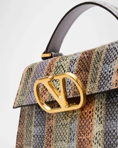 Valentino Garavani VSling Snakeskin Top-Handle Bag | Thumbnail 5