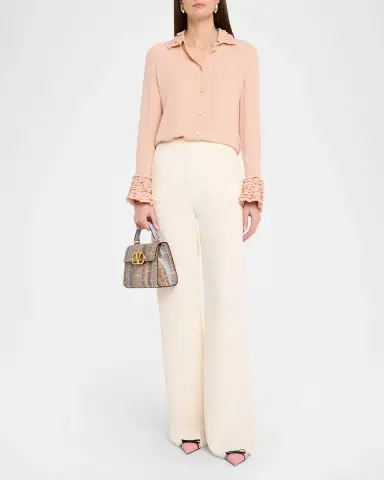Valentino Garavani VSling Snakeskin Top-Handle Bag | Thumbnail 6