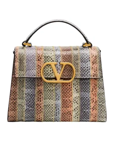 Valentino Garavani VSling Snakeskin Top-Handle Bag | Thumbnail 1