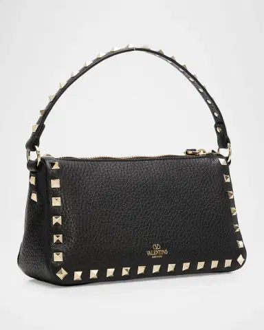 Valentino Garavani Small Rockstud Leather Shoulder Bag | Thumbnail 3 Valentino Garavani Small Rockstud Leather Shoulder Bag | Thumbnail 3