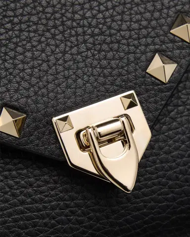 Valentino Garavani Mini Rockstud Grain Leather Clutch Bag | Thumbnail 5 Valentino Garavani Mini Rockstud Grain Leather Clutch Bag | Thumbnail 5