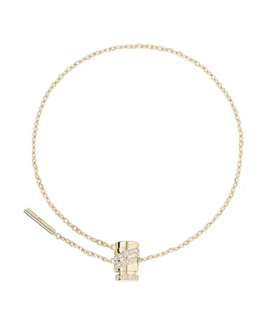 Nouvel Heritage 18K Pave Mini Latch Bracelet | Thumbnail 1