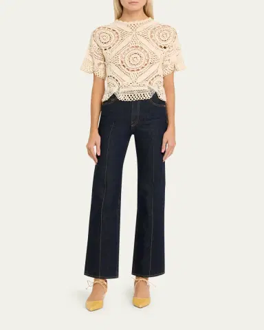 Ulla Johnson Maddalena Handmade Crochet Top | Thumbnail 2 Ulla Johnson Maddalena Handmade Crochet Top | Thumbnail 2