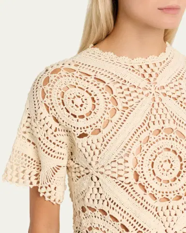 Ulla Johnson Maddalena Handmade Crochet Top | Thumbnail 5 Ulla Johnson Maddalena Handmade Crochet Top | Thumbnail 5