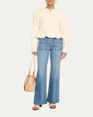 Ulla Johnson Rosalind Frayed Peplum Jacket | Thumbnail 2 Ulla Johnson Rosalind Frayed Peplum Jacket | Thumbnail 2