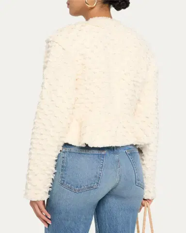 Ulla Johnson Rosalind Frayed Peplum Jacket | Thumbnail 3 Ulla Johnson Rosalind Frayed Peplum Jacket | Thumbnail 3