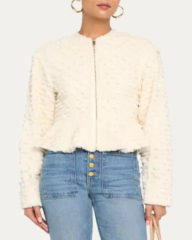 Ulla Johnson Rosalind Frayed Peplum Jacket | Thumbnail 4 Ulla Johnson Rosalind Frayed Peplum Jacket | Thumbnail 4