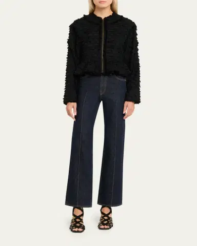 Ulla Johnson Rosalind Frayed Peplum Jacket | Thumbnail 6 Ulla Johnson Rosalind Frayed Peplum Jacket | Thumbnail 6