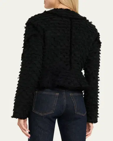 Ulla Johnson Rosalind Frayed Peplum Jacket | Thumbnail 7 Ulla Johnson Rosalind Frayed Peplum Jacket | Thumbnail 7