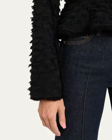 Ulla Johnson Rosalind Frayed Peplum Jacket | Thumbnail 9 Ulla Johnson Rosalind Frayed Peplum Jacket | Thumbnail 9