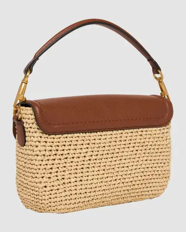 Valentino Garavani Viscose Raffia & Leather Top-Handle Bag | Thumbnail 7 Valentino Garavani Viscose Raffia & Leather Top-Handle Bag | Thumbnail 7