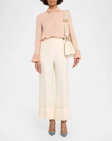 Valentino Garavani Alltime Small Leather Top-Handle Bag | Thumbnail 6 Valentino Garavani Alltime Small Leather Top-Handle Bag | Thumbnail 6