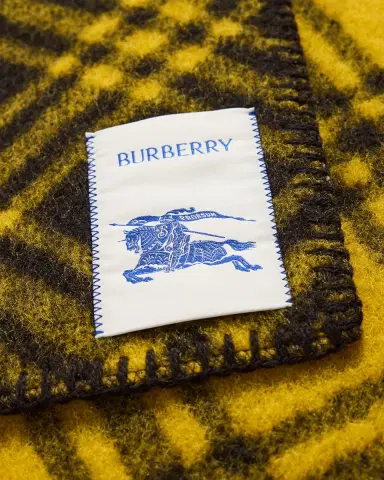 Burberry Men's Narrow Check Wool Scarf | Thumbnail 4 Burberry Men's Narrow Check Wool Scarf | Thumbnail 4