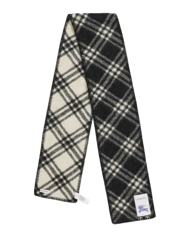 Burberry Men's Narrow Check Wool Scarf | Thumbnail 1
