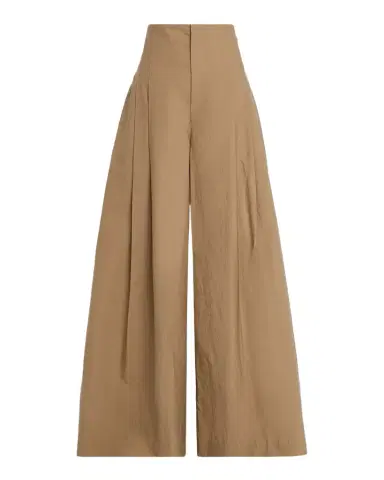 Brunello Cucinelli Techno Cotton Poplin Maxi Wide-Leg Trousers | Thumbnail 1 Brunello Cucinelli Techno Cotton Poplin Maxi Wide-Leg Trousers | Thumbnail 1