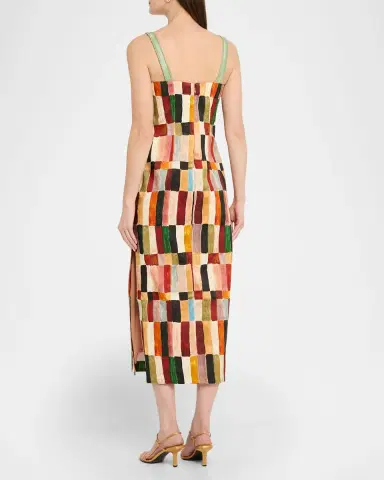 ALÉMAIS Majorelle Midi Dress | Thumbnail 3 ALÉMAIS Majorelle Midi Dress | Thumbnail 3