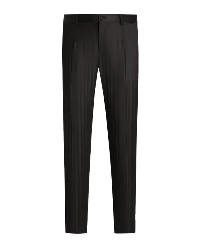 Men 's Stripe Jacquard Tapered-Leg Trousers