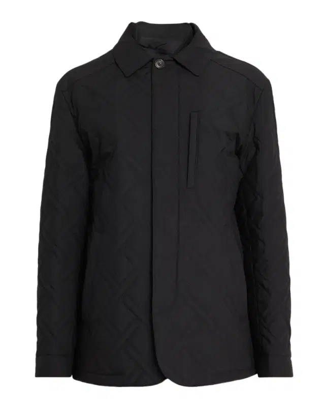 Men's Geometric Quilted Jacket