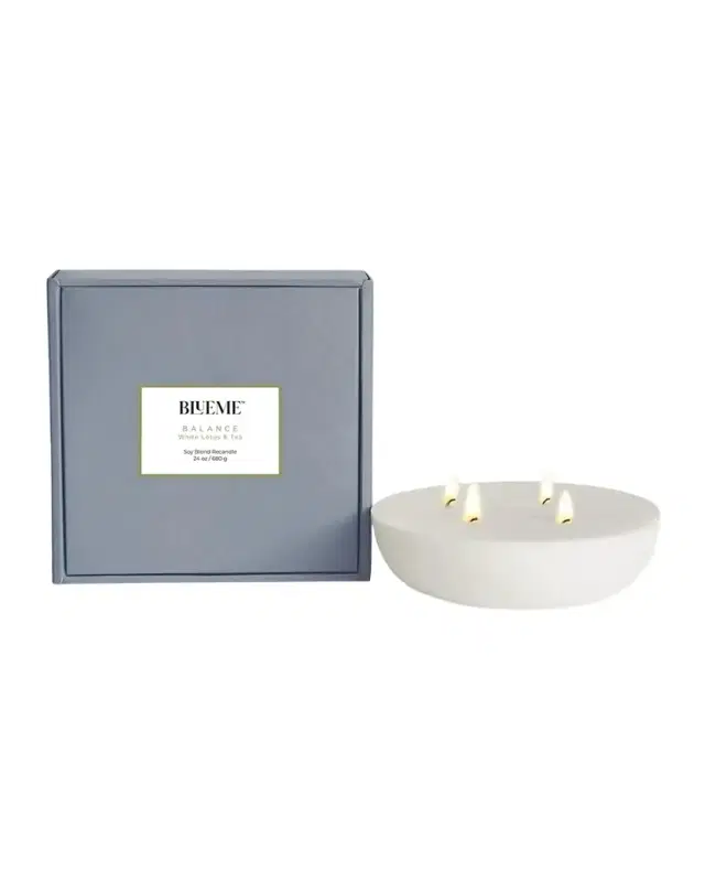 Blueme Balance Large Recandle - White Lotus & Tea