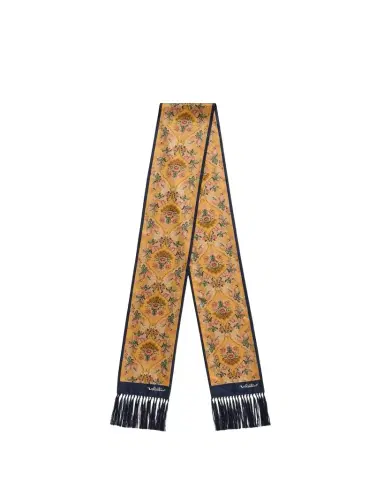 Valentino Garavani Men's Après L'Hiver Silk Fringe Bandeau Scarf | Thumbnail 1 Valentino Garavani Men's Après L'Hiver Silk Fringe Bandeau Scarf | Thumbnail 1