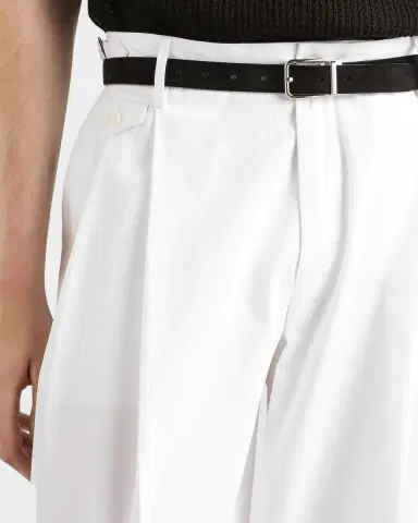 Dolce & Gabbana Men's Cotton Gabardine Straight-Leg Pleated Pants | Thumbnail 5