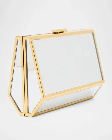 Simkhai Maddox Geometric Mirror Clutch Bag | Thumbnail 7 Simkhai Maddox Geometric Mirror Clutch Bag | Thumbnail 7