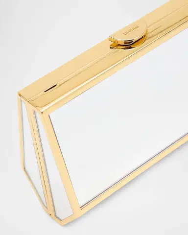 Simkhai Maddox Geometric Mirror Clutch Bag | Thumbnail 10 Simkhai Maddox Geometric Mirror Clutch Bag | Thumbnail 10