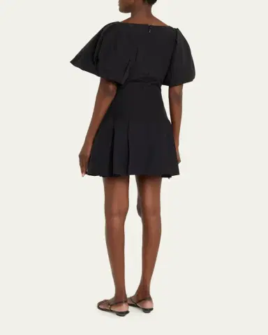 Simkhai Hattie Puff-Sleeve Mini Dress | Thumbnail 3