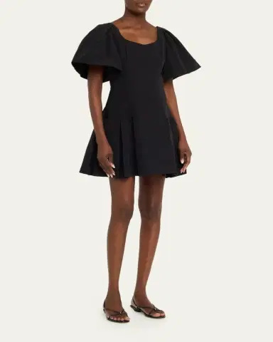 Simkhai Hattie Puff-Sleeve Mini Dress | Thumbnail 4