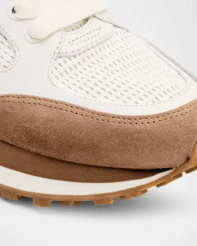Veronica Beard Valentina Mixed Leather Retro Sneakers | Thumbnail 6