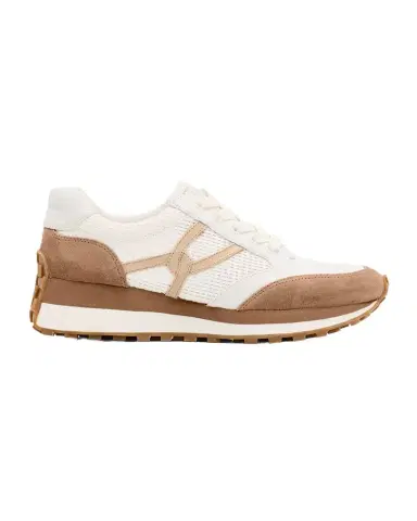 Veronica Beard Valentina Mixed Leather Retro Sneakers | Thumbnail 1