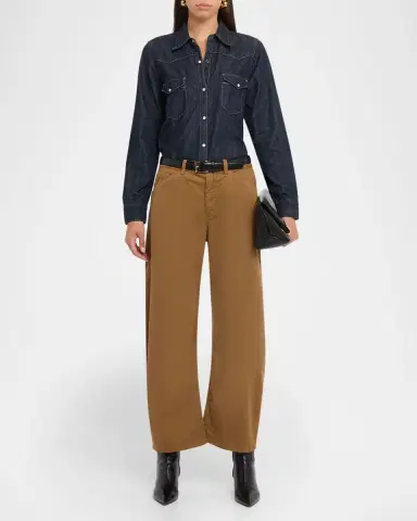 Nili Lotan Tribeca Straight Leg Pants | Thumbnail 2