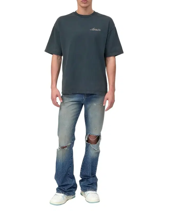 Men 's Studded Logo Oversized T-Shirt