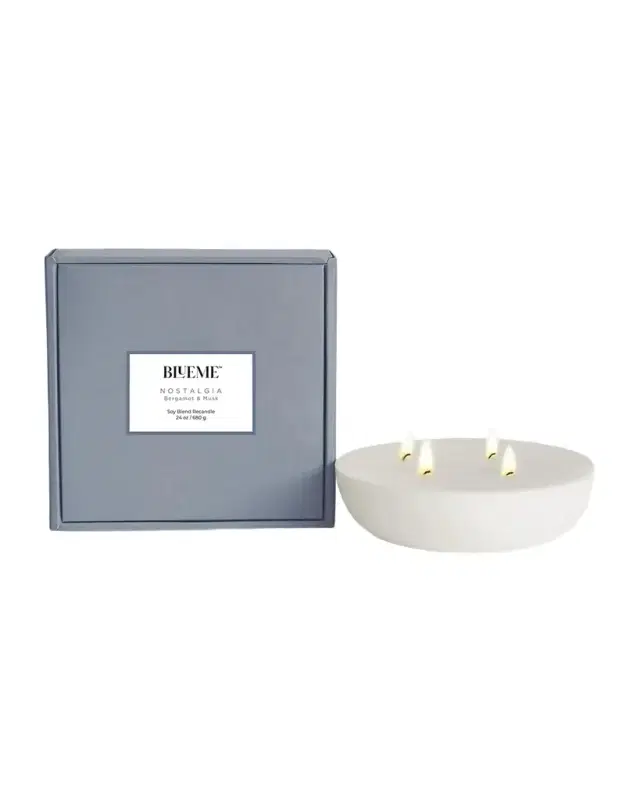 Blueme Nostalgia Large Recandle - Bergamot & Musk