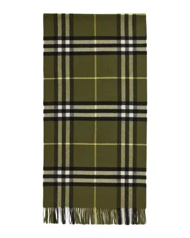 Burberry Men's Wide Check Cashmere Scarf | Thumbnail 1 Burberry Men's Wide Check Cashmere Scarf | Thumbnail 1