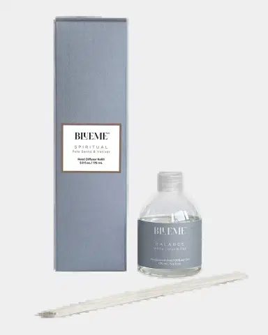 Blueme Spiritual Small Reed Diffuser Refill - Palo Santo & Vetiver | Thumbnail 2 Blueme Spiritual Small Reed Diffuser Refill - Palo Santo & Vetiver | Thumbnail 2