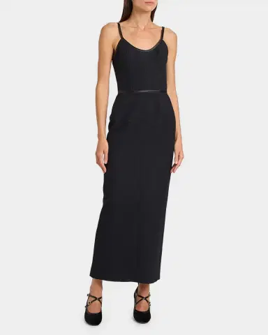 Thom Browne Corset Sleeveless Maxi Dress | Thumbnail 4