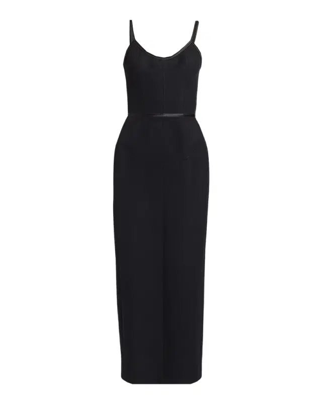 Corset Sleeveless Maxi Dress