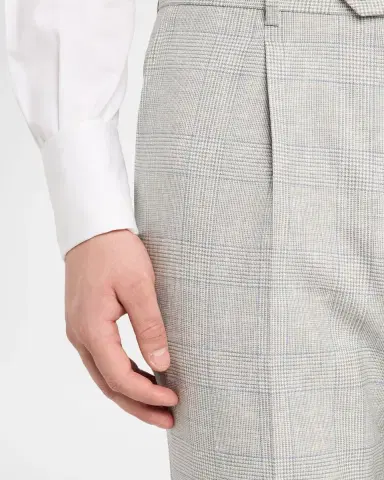 Brunello Cucinelli Men's Virgin Wool Glen Plaid Suit | Thumbnail 5