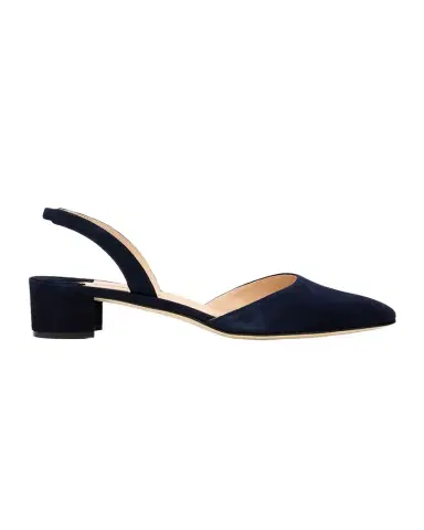 Manolo Blahnik Aspro Suede Slingback Ballerina Pumps | Thumbnail 1 Manolo Blahnik Aspro Suede Slingback Ballerina Pumps | Thumbnail 1