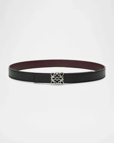 Loewe Anagram Bombe Calfskin Belt | Thumbnail 3
