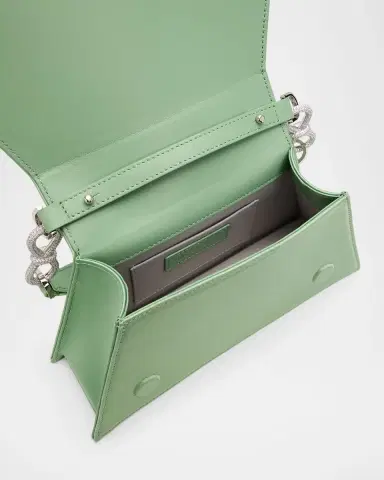 MACH & MACH Satin Double Crystal Bow Shoulder Bag | Thumbnail 4 MACH & MACH Satin Double Crystal Bow Shoulder Bag | Thumbnail 4