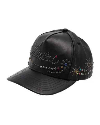 Amiri Men's Studded Leather Baseball Cap | Thumbnail 1 Amiri Men's Studded Leather Baseball Cap | Thumbnail 1