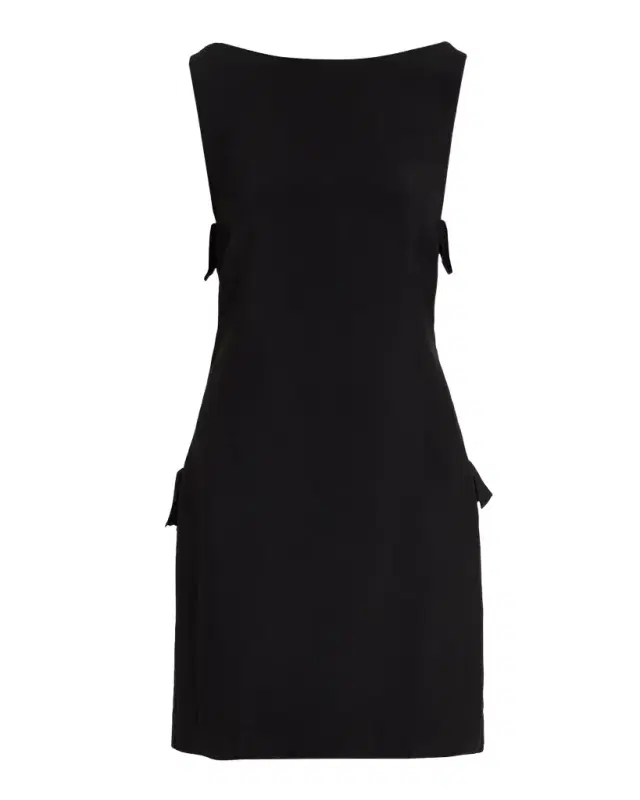 BERNADETTE Cole Sleeveless Scoop-Back Mini Dress