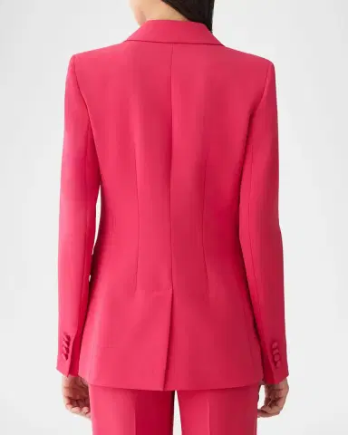 Lafayette 148 New York Single-Button Finesse Crepe Blazer | Thumbnail 2 Lafayette 148 New York Single-Button Finesse Crepe Blazer | Thumbnail 2