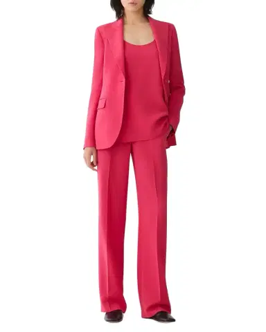 Lafayette 148 New York Single-Button Finesse Crepe Blazer | Thumbnail 1 Lafayette 148 New York Single-Button Finesse Crepe Blazer | Thumbnail 1