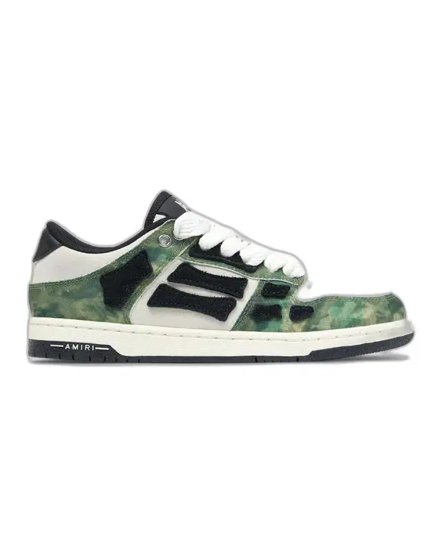 Amiri Kid 's Camo Skel Top Low Sneakers, Kids