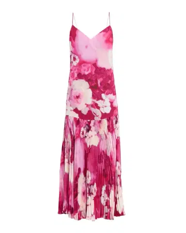 Ungaro Camden Pleated Floral-Print Maxi Dress | Thumbnail 1 Ungaro Camden Pleated Floral-Print Maxi Dress | Thumbnail 1