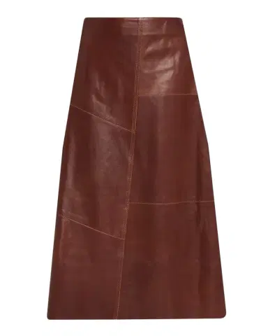 Arma Vayenne A-Line Leather Midi Skirt | Thumbnail 1 Arma Vayenne A-Line Leather Midi Skirt | Thumbnail 1